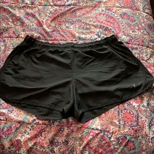 Black gym shorts!